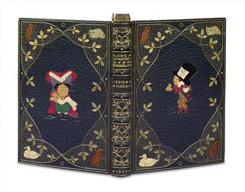 (BINDINGS - KELLIEGRAM.) Carroll, Lewis [Dodgson, Charles Lutwidge]. Alices Adventures in Wonderland.